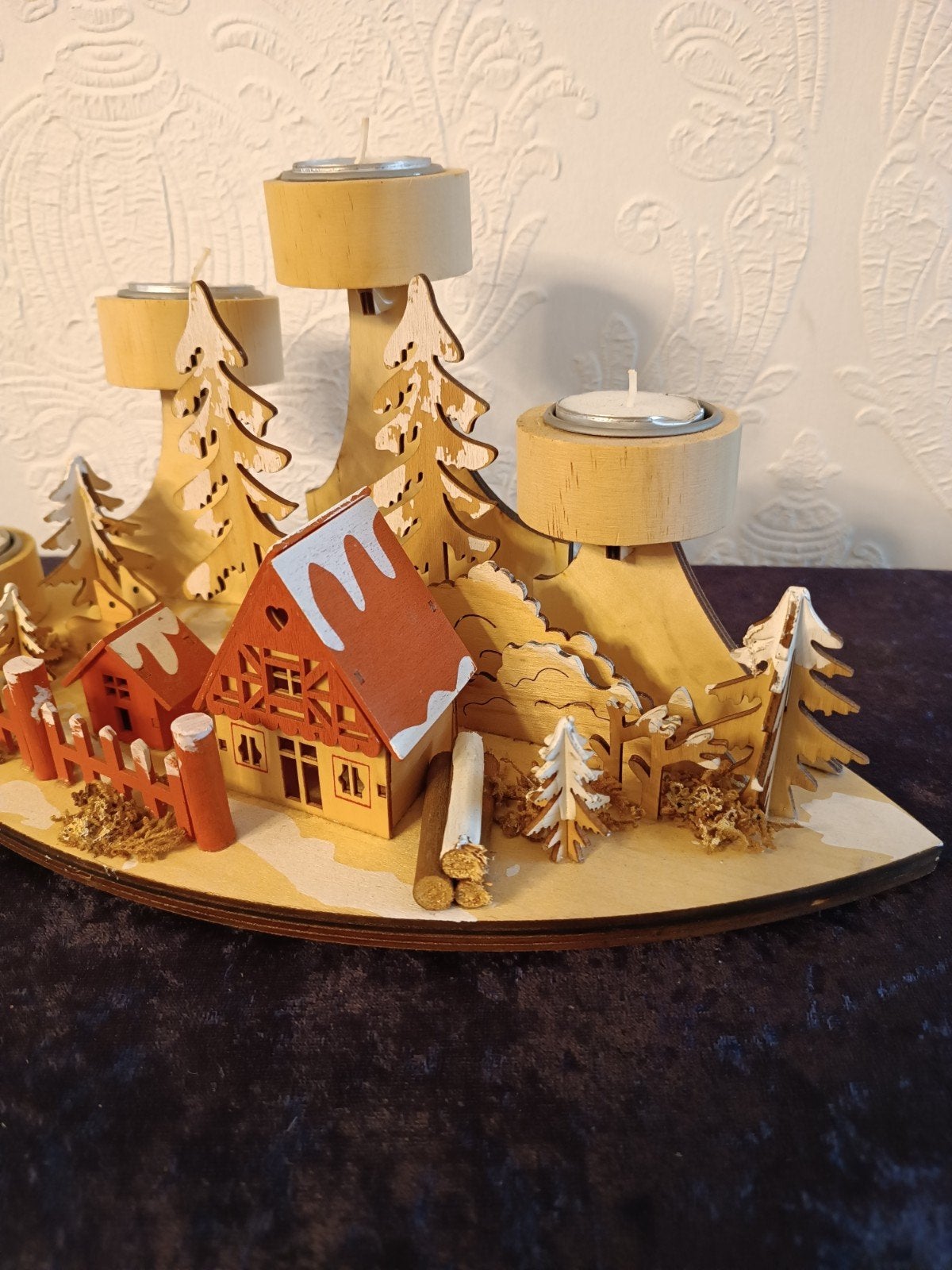 Pyramide de Noël, village de Noël, Enlèvement ou Envoi, Neuf
