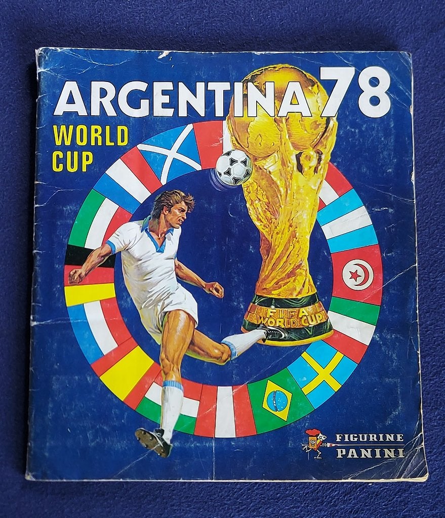 Panini sticker album voetbal ' WK Argentina 78 ' -volledig-, Ophalen of Verzenden, Gebruikt, Poster, Plaatje of Sticker