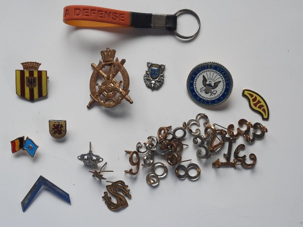 Différentes plaques d'immatriculation -, Collections, Envoi, Armée de terre