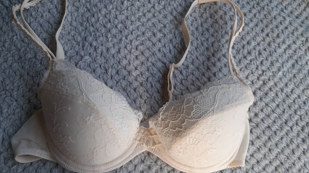 Volumineuze push up balconette gevulde kanten bh ecru 75B, Kleding | Dames, Marie Jo, Verzenden, Beige, BH