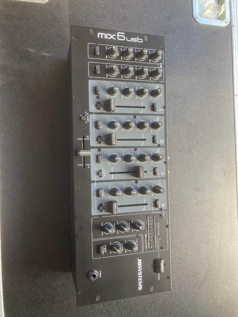 Jbsystems mix 6 usb, Muziek en Instrumenten, Ophalen of Verzenden, Nieuw, 5 tot 10 kanalen, Microfooningang