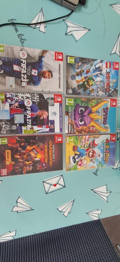 Nintendo switch games, Enlèvement