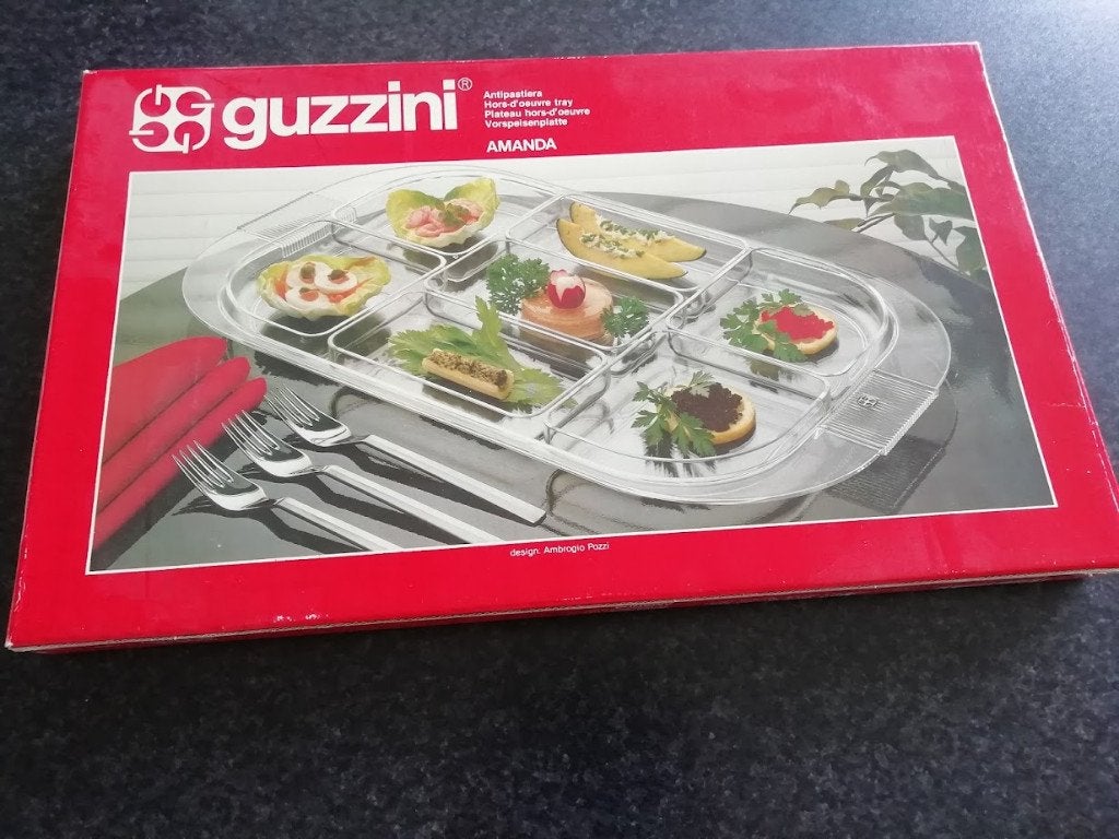 Guzzini hapjesschaal / antipasti schaal of...schaal, Antiek en Kunst, Ophalen of Verzenden