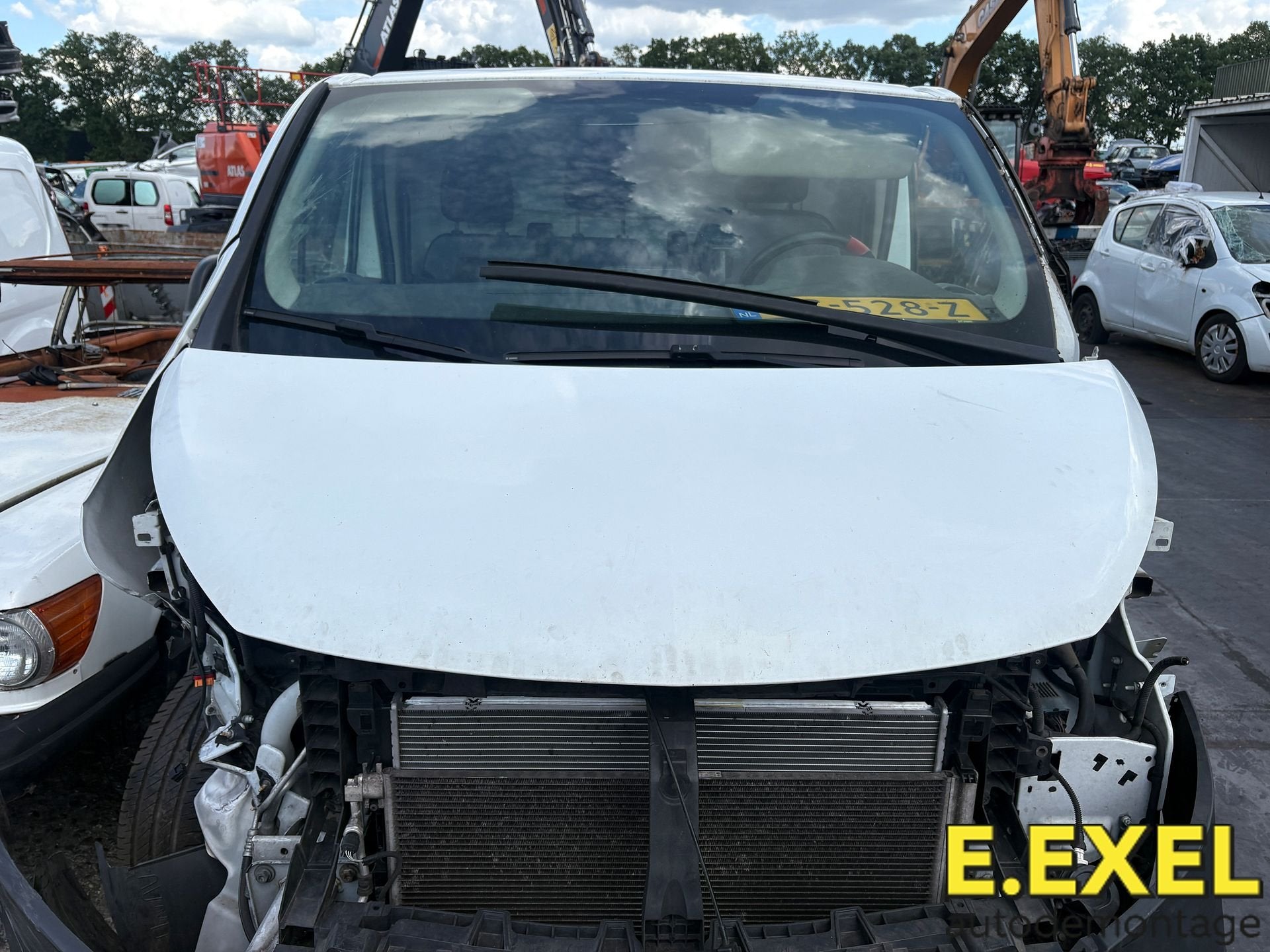 Motorkap Opel Vivaro B WIT 2014-17, Auto-onderdelen, Gebruikt, -, Voor, Opel