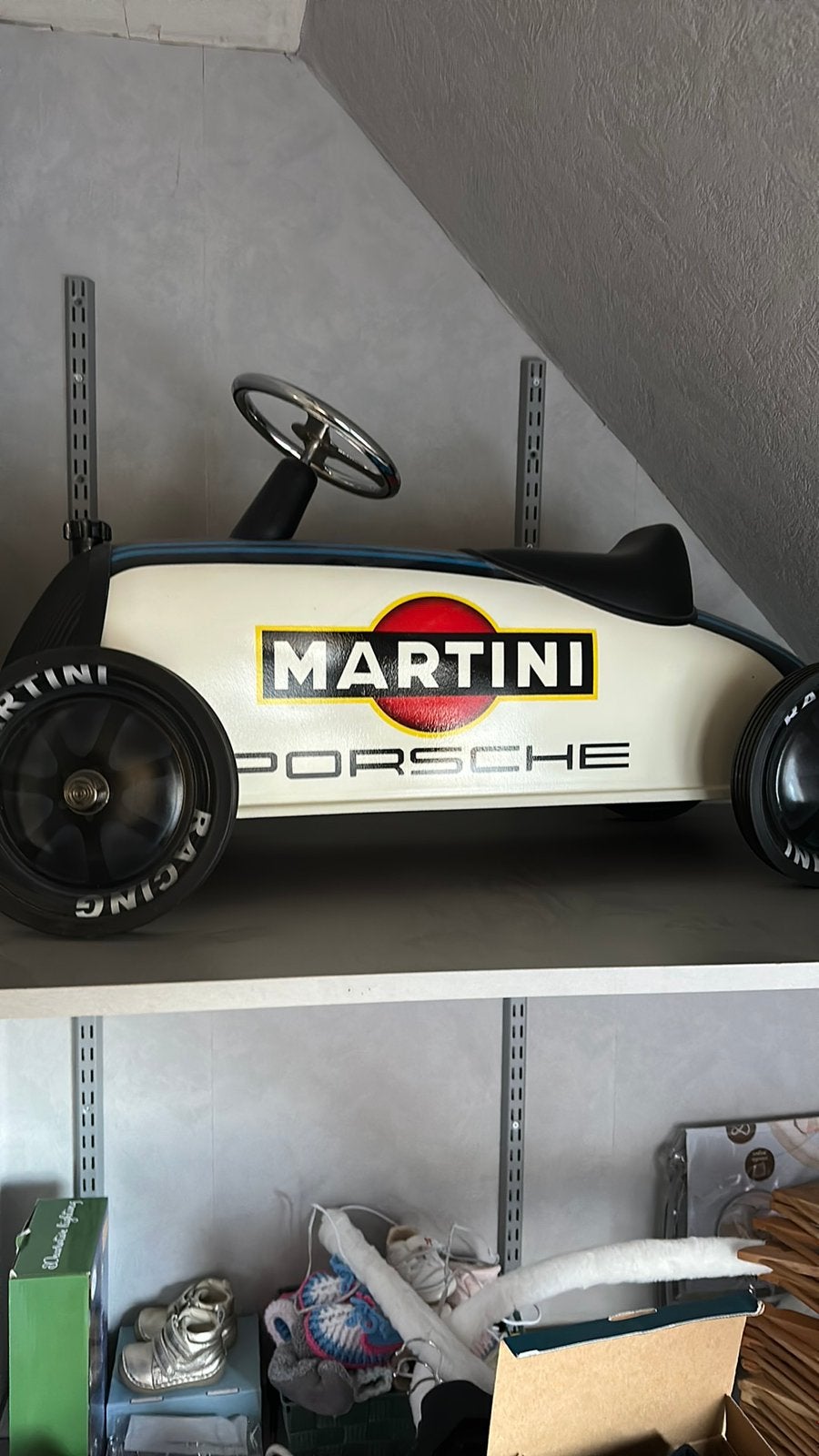 Porsche loopfiets, Kinderen en Baby's, Speelgoed | Buiten | Voertuigen en Loopfietsen, Ophalen, Zo goed als nieuw, Loopfiets