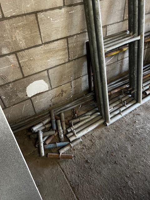 stelling, Doe-het-zelf en Bouw, Steigers, Ophalen, Gebruikt, Gevelsteiger, 2 tot 5 meter