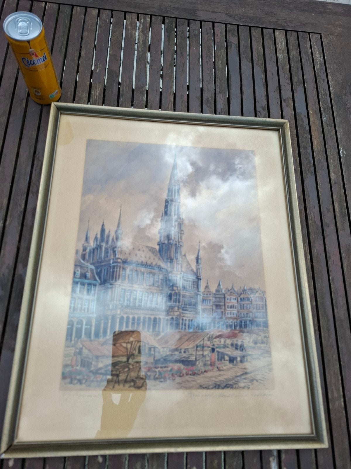Bruxelles aquarelle, Enlèvement, Aquarelle, Fleurs