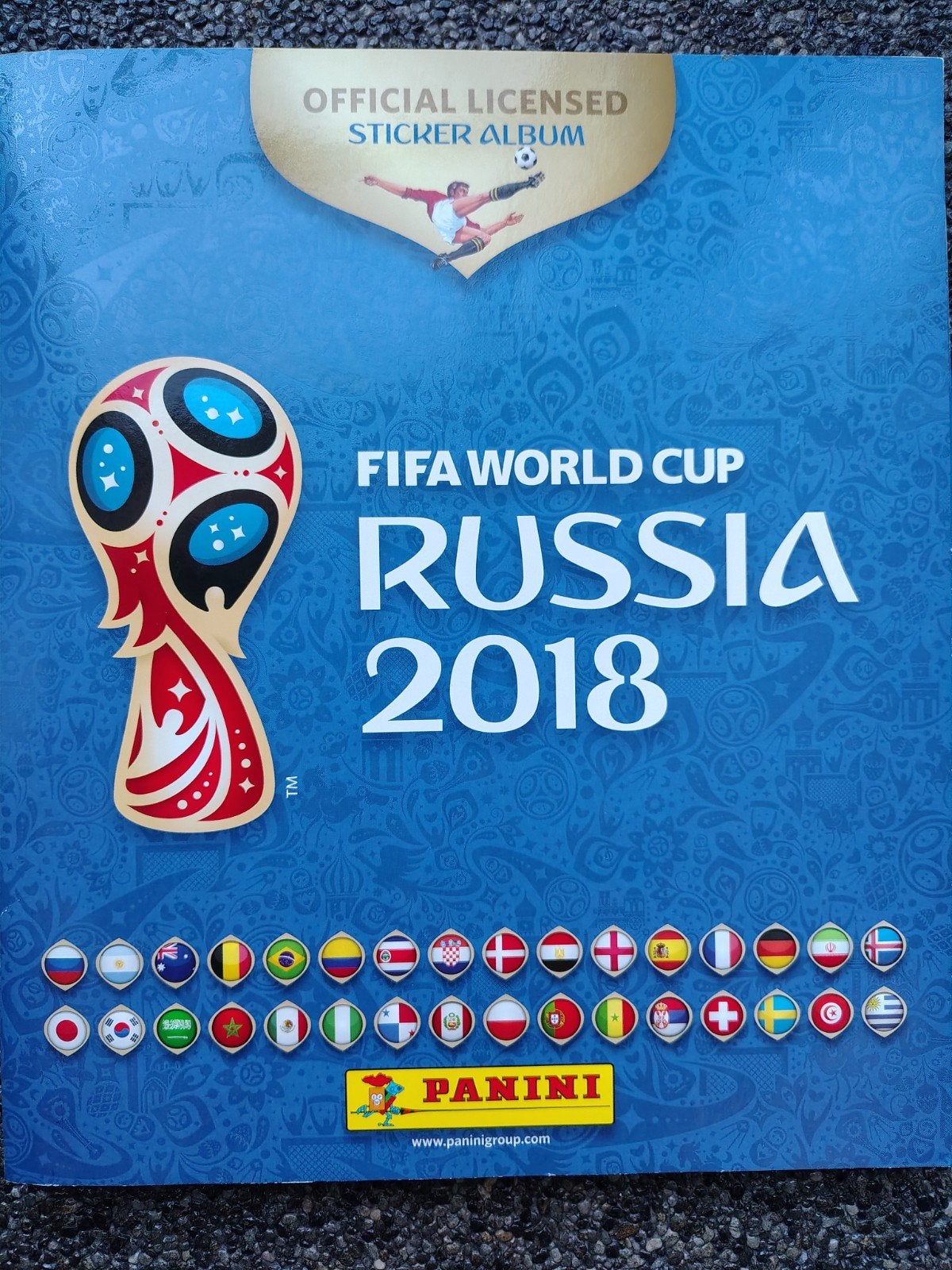 Panini stickers wk 2018 Russia, Ophalen