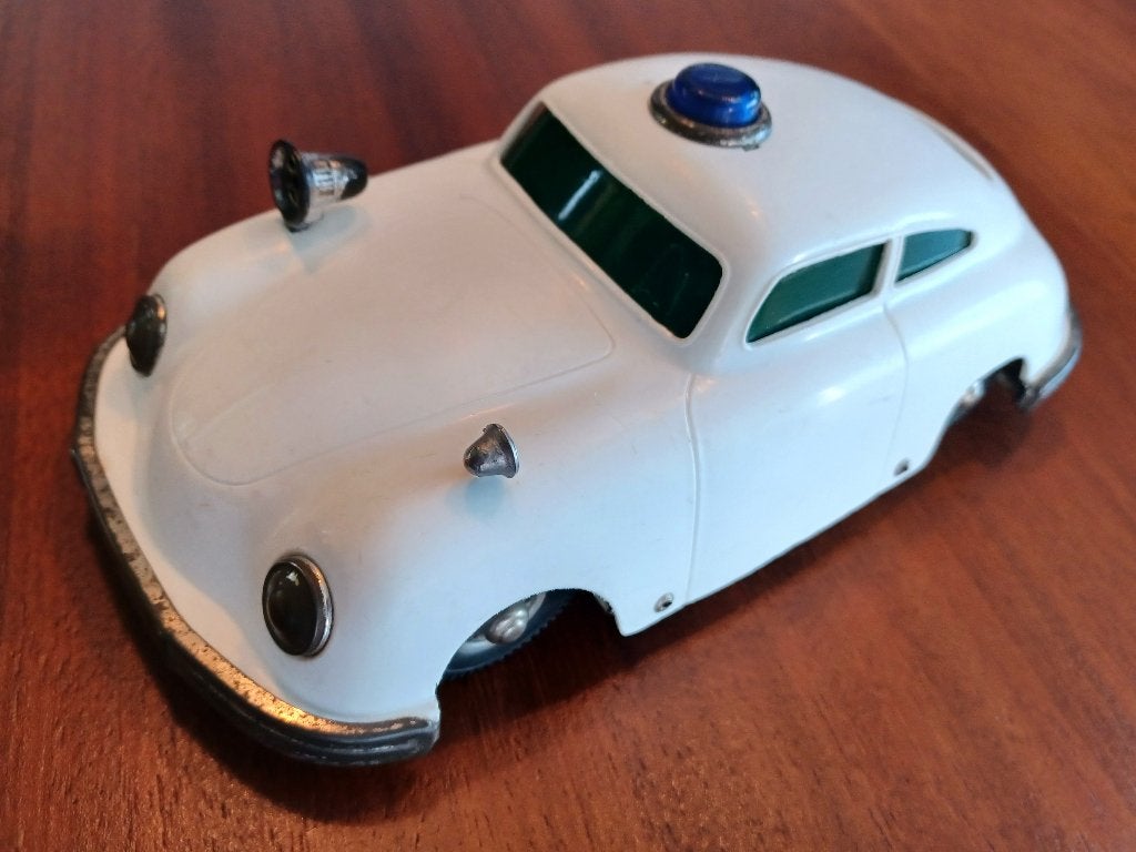 Porsche 356 Gescha police jouet voiture vintage vw Cox, Enlèvement, Utilisé, Voitures
