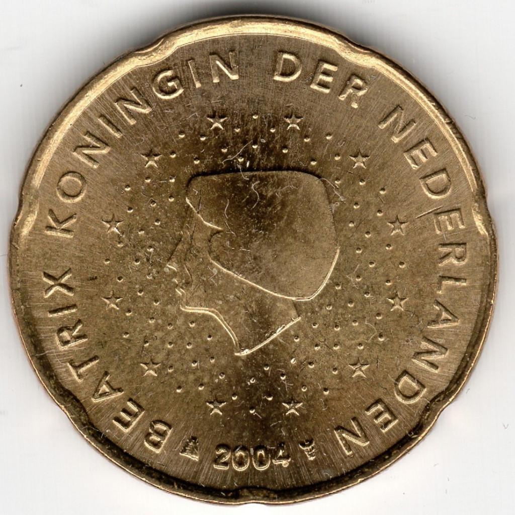 Nederland : 20 Cent 2004  KM#238  Ref 10692, Postzegels en Munten, Munten | Europa | Euromunten, Ophalen of Verzenden, Overige landen
