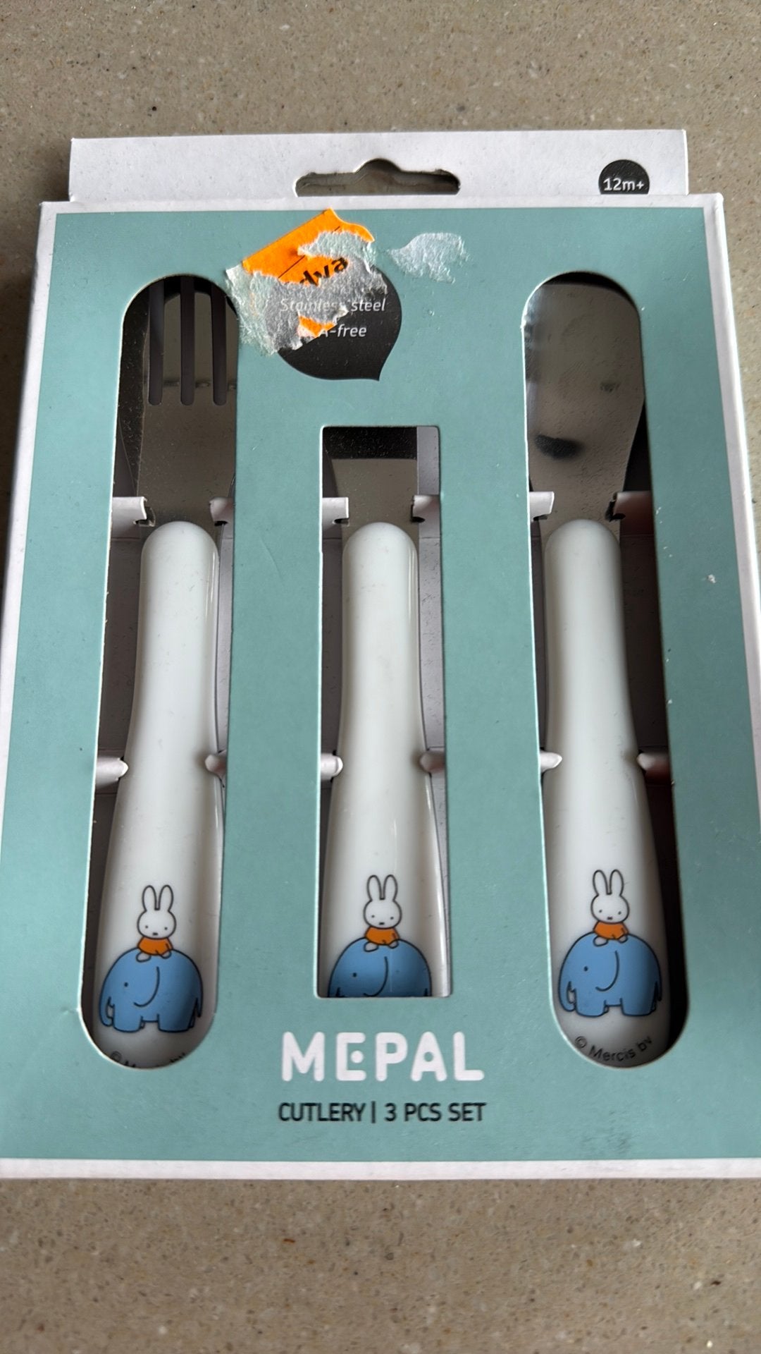 Kinderbestek musti / nijntje, Kinderen en Baby's, Ophalen, Nieuw