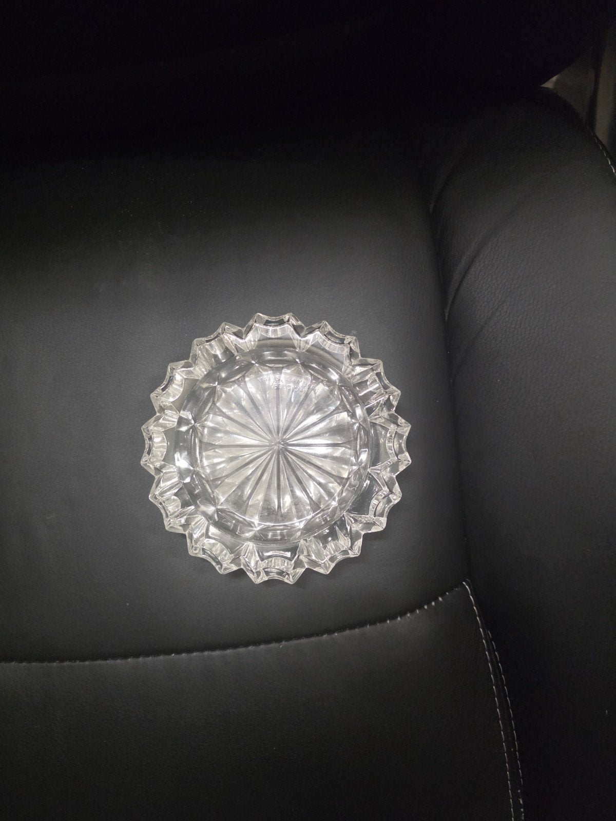Originele Val Saint Lambert glazen asbak - Made in Belgium, Ophalen