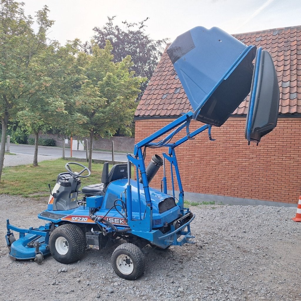 Iseki SF230 hooglosser zitmaaier 4x4, Ophalen, Gebruikt, Opvangbak, 120 cm of meer