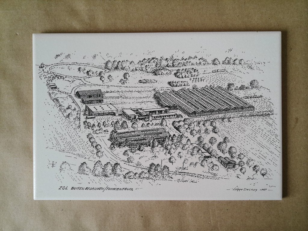 Carrelage Sphinx vintage Pierre Delnoy 1985 Buitenbedrijven, Enlèvement ou Envoi
