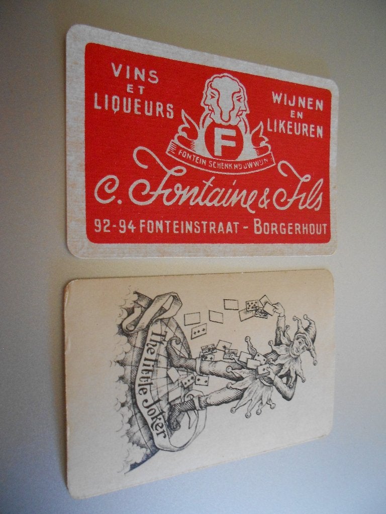1 JOKER LIKEUREN, Collections, Cartes à jouer, Jokers & Jeux des sept familles, Enlèvement ou Envoi, Utilisé, Carte(s) à jouer