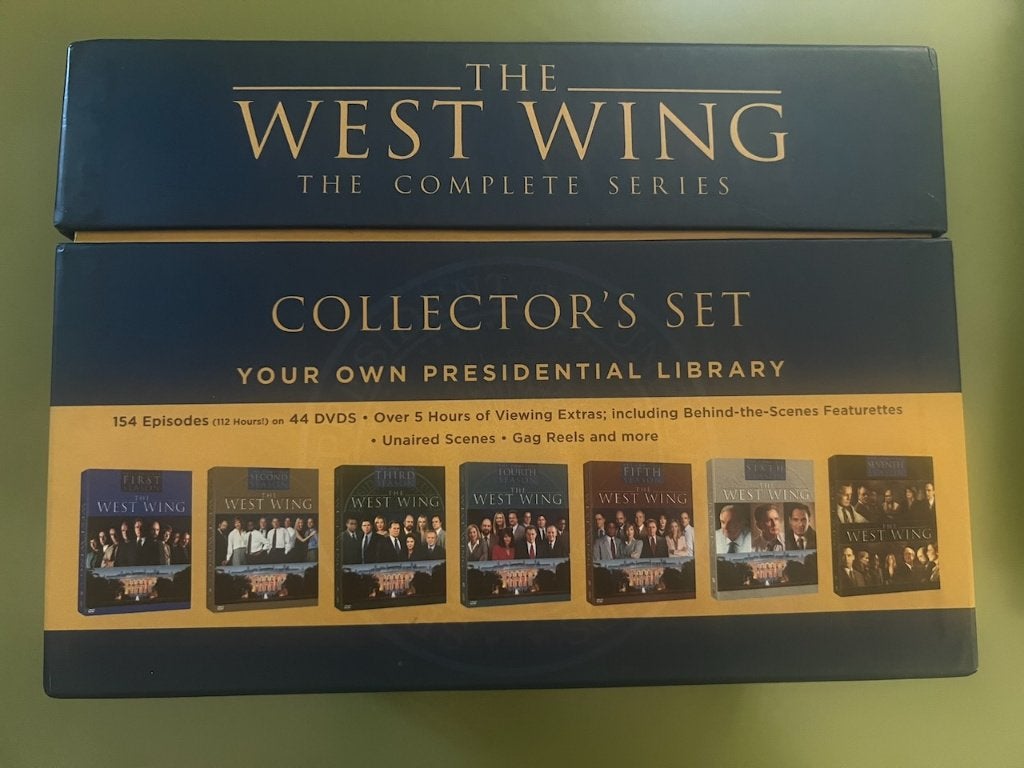 DVD complete serie The West Wing 1-7 seizoenen + bonus, Cd's en Dvd's, Ophalen, Alle leeftijden, Drama, Zo goed als nieuw