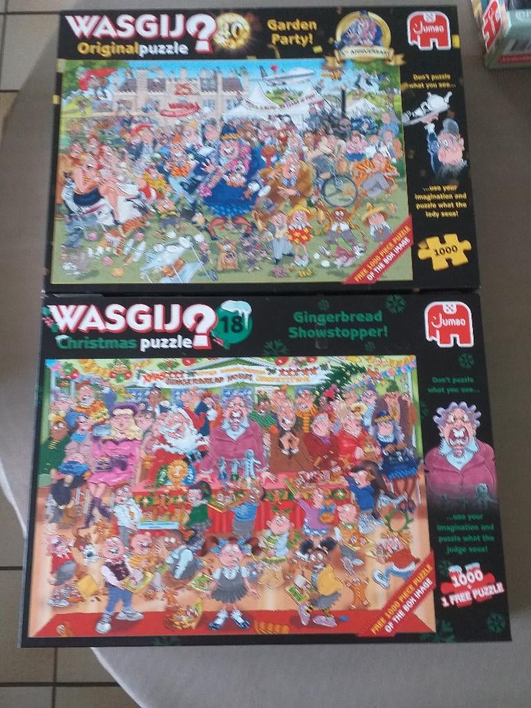puzzels wasgij, Ophalen of Verzenden, 500 t/m 1500 stukjes, Zo goed als nieuw, Legpuzzel