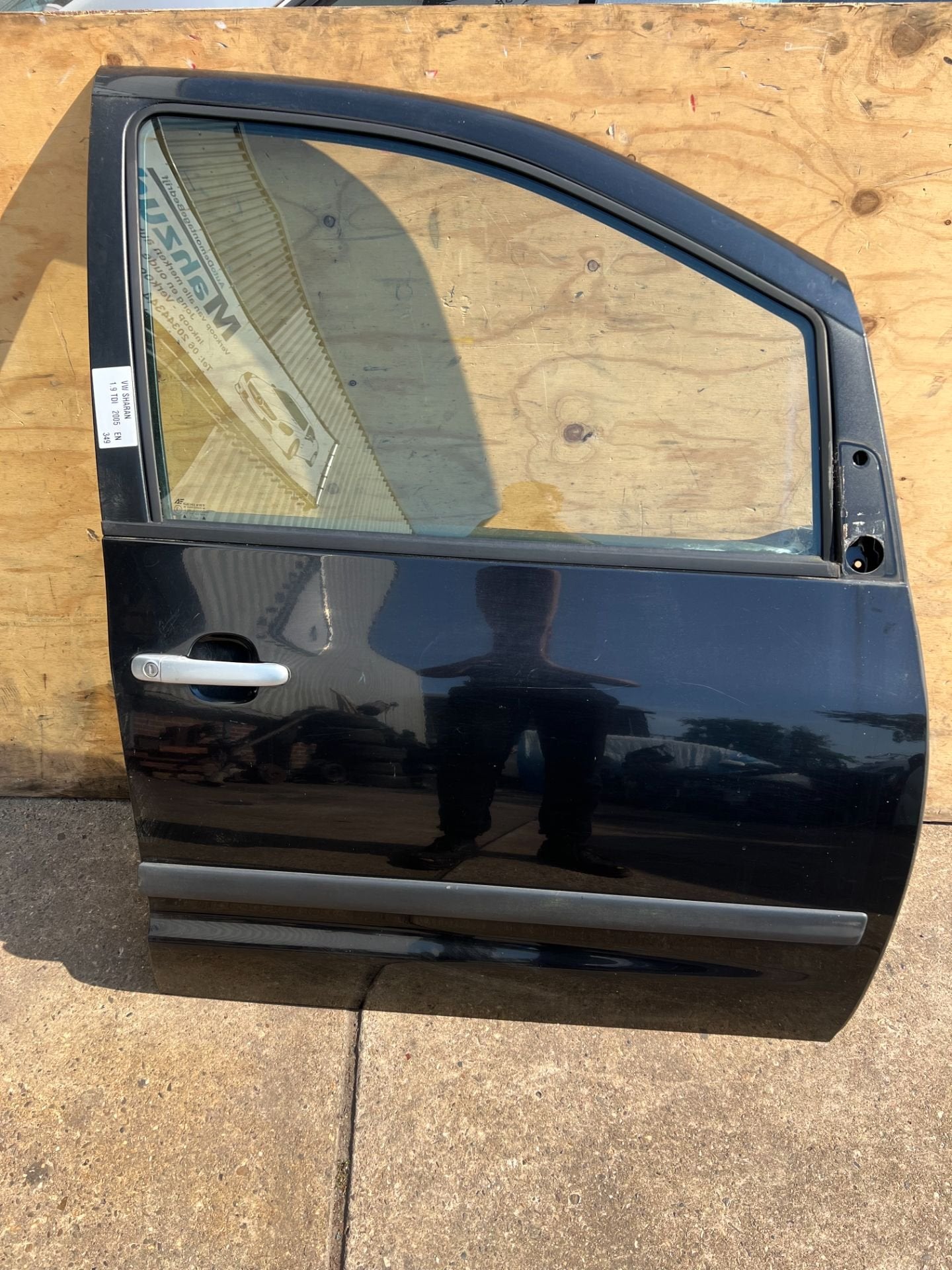 Porte avant droite noire pour VW Sharan (1995-2009), Volkswagen, Volkswagen AG, Vw@volkswagen.de, Utilisé