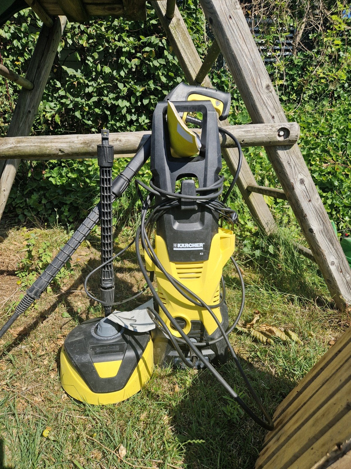 Kärcher K3 hogedrukreiniger + T-Racer terrasreiniger, Ophalen