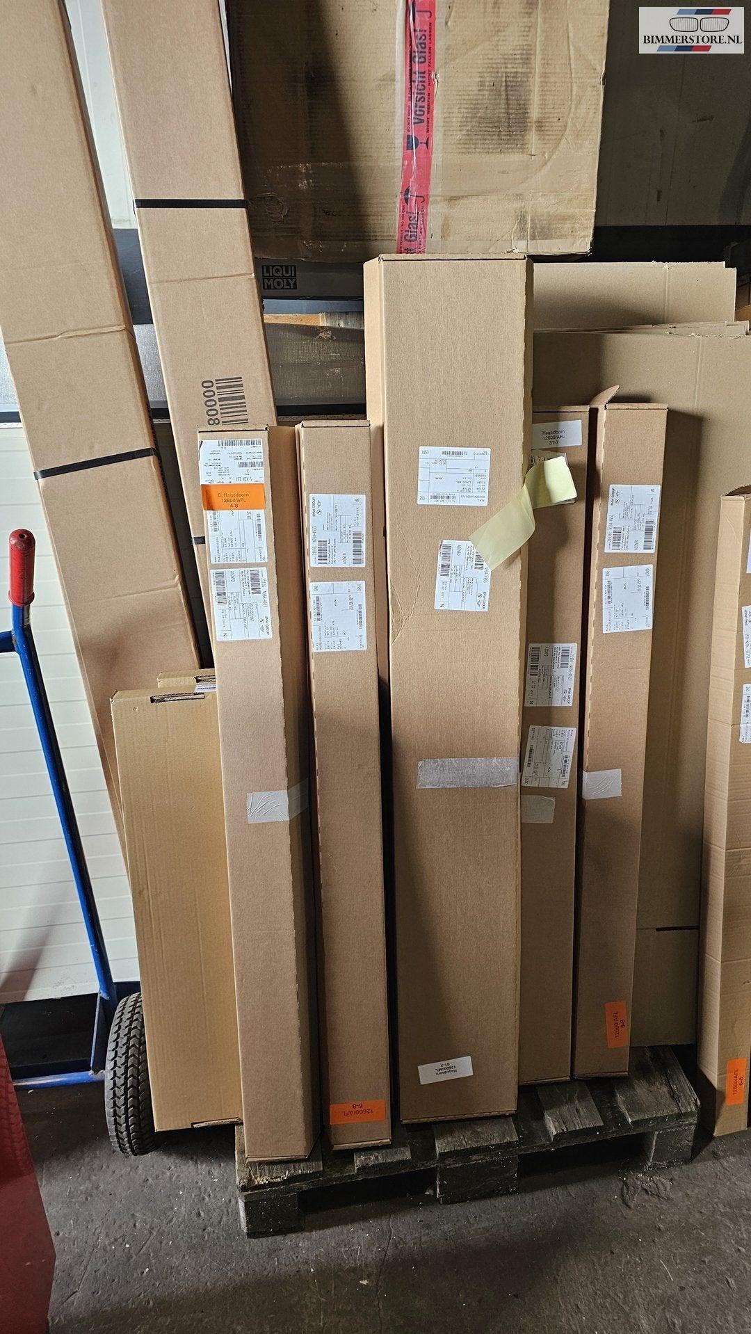 Hoogglans dak en raam lijsten set 11 delig BMW 5 serie G61, Auto-onderdelen, Ophalen, Gebruikt, -, -