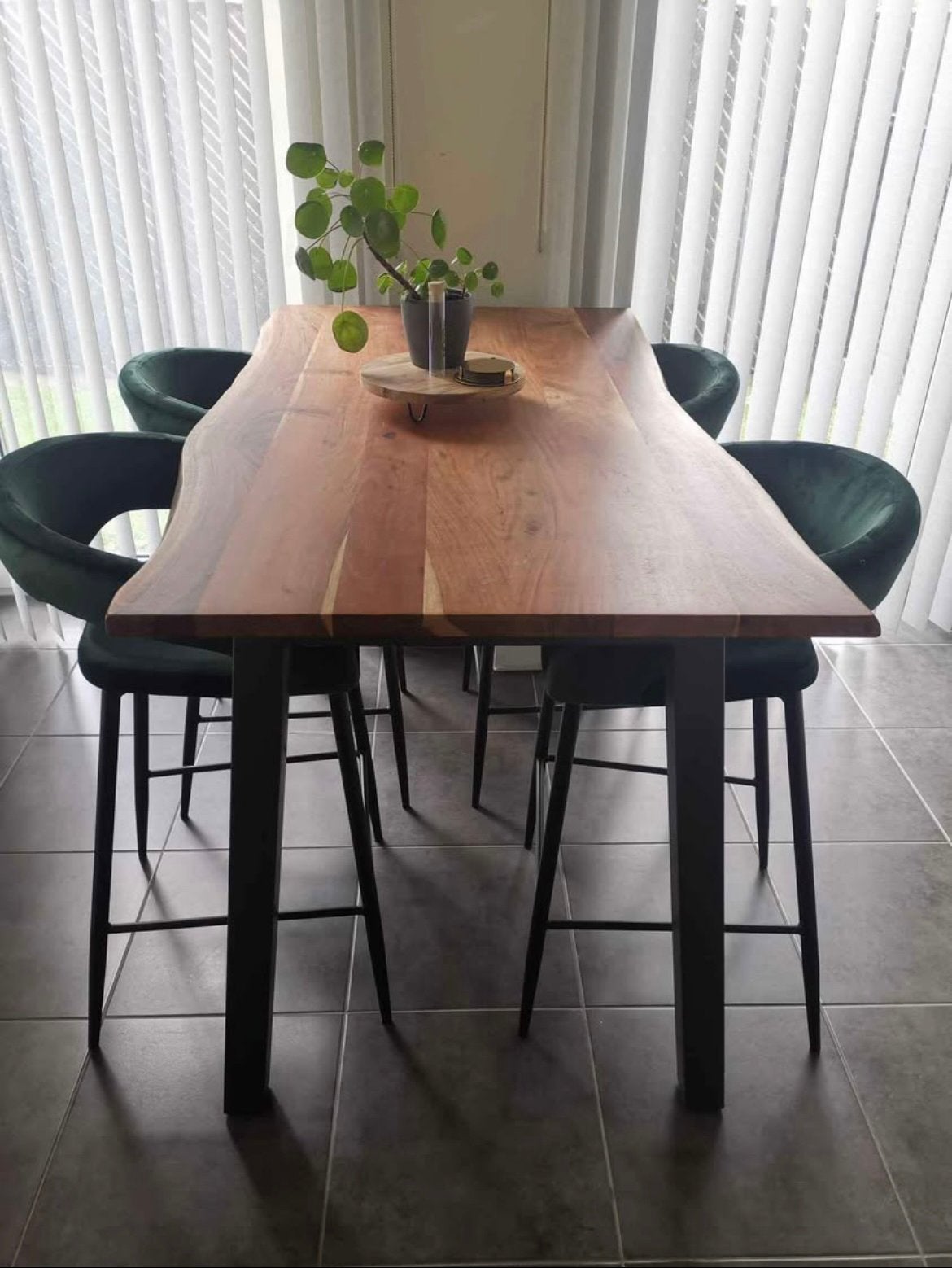 Hoge eettafel 92cm hoogte, Huis en Inrichting, Tafels | Statafels, Ophalen, Zo goed als nieuw
