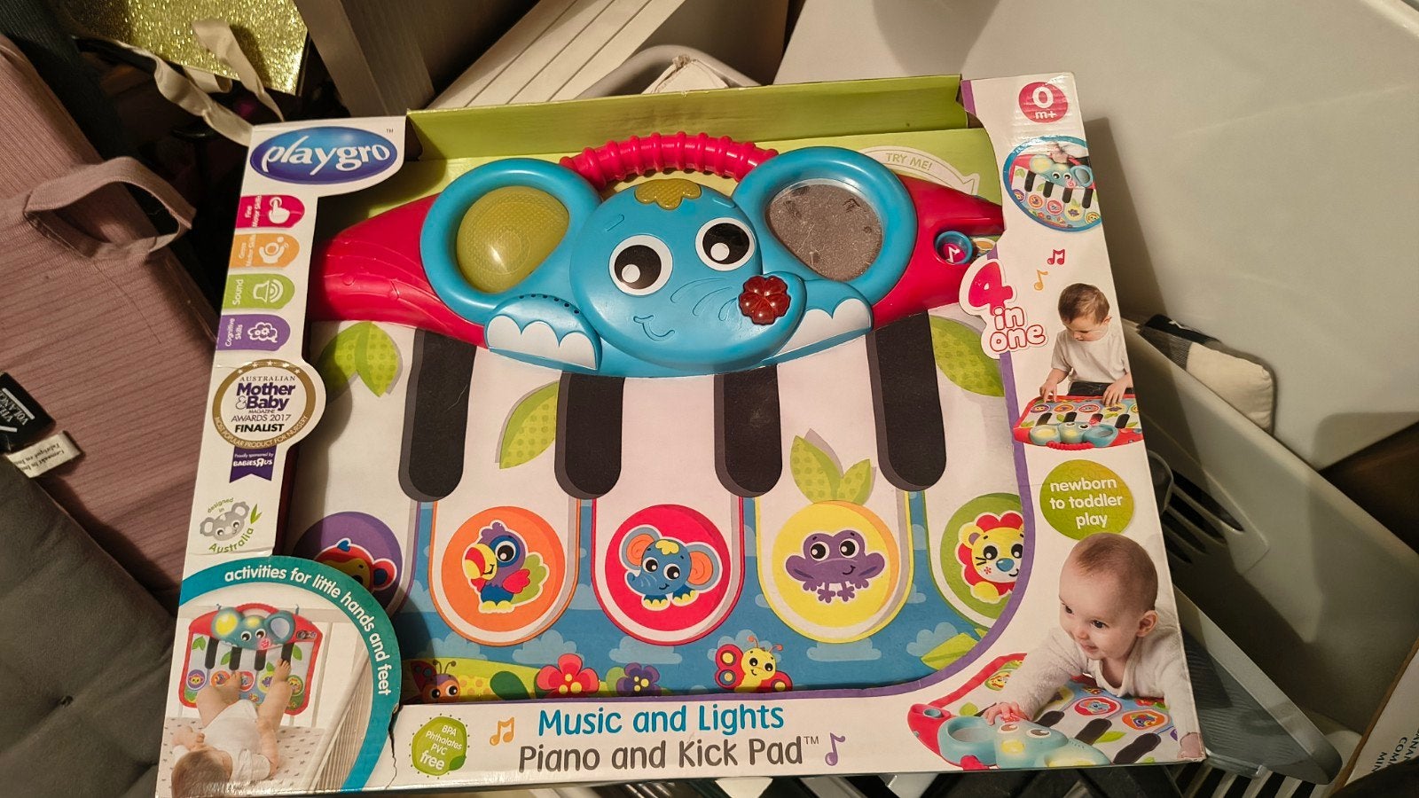 Playgro Music & Lights Piano and Kick Pad., Ophalen, Zo goed als nieuw, Overige typen, Met geluid