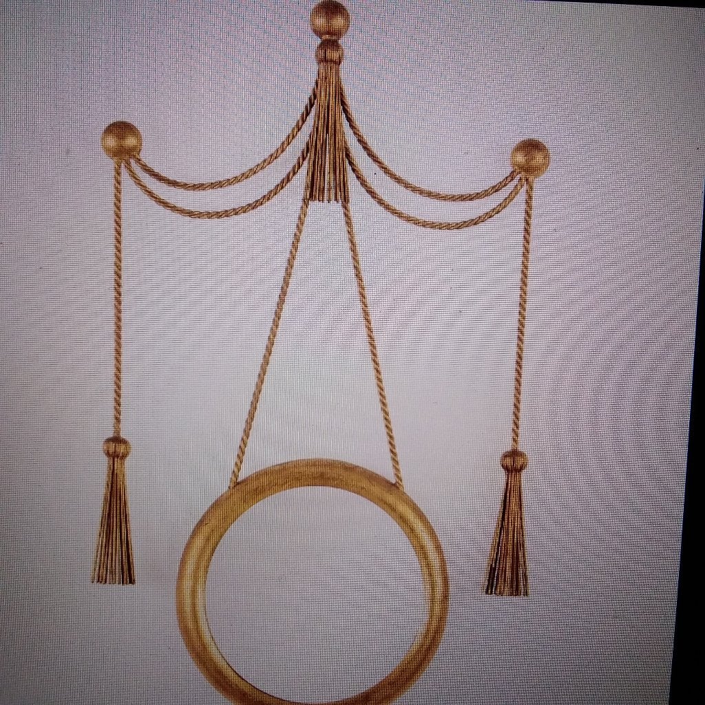 rare miroir de sorcière antique avec verre convexe.Mingazzi, Antiquités & Art, Enlèvement ou Envoi