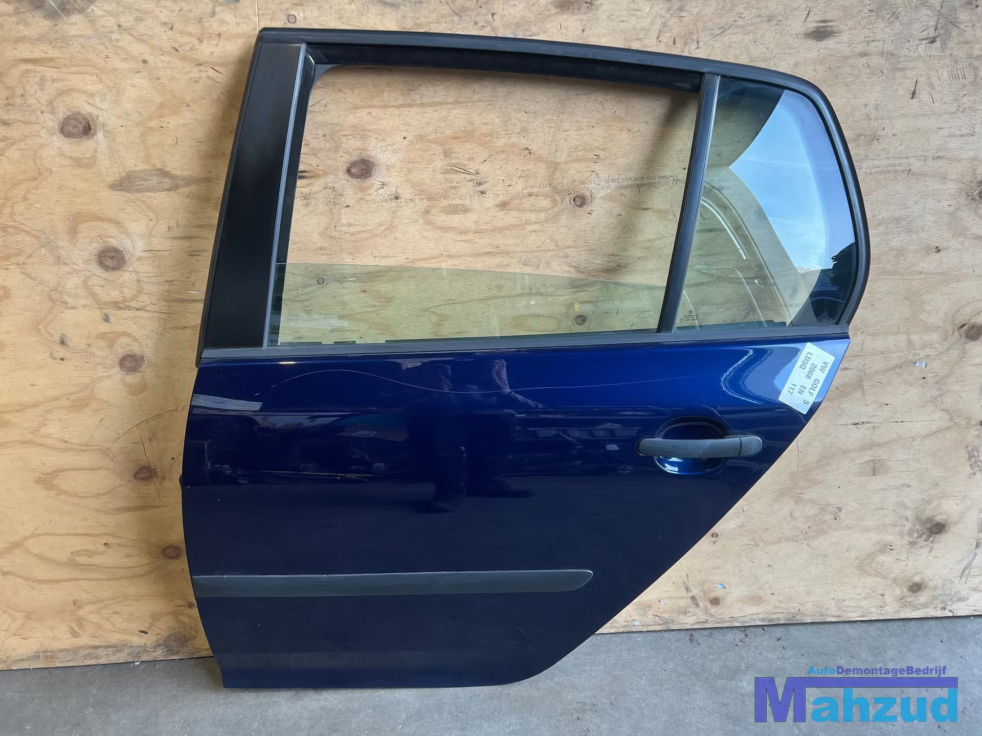 VW GOLF 5 Blauw LD5Q links achter deur 2003-2009, Gebruikt, Volkswagen AG, Vw@volkswagen.de, Achter