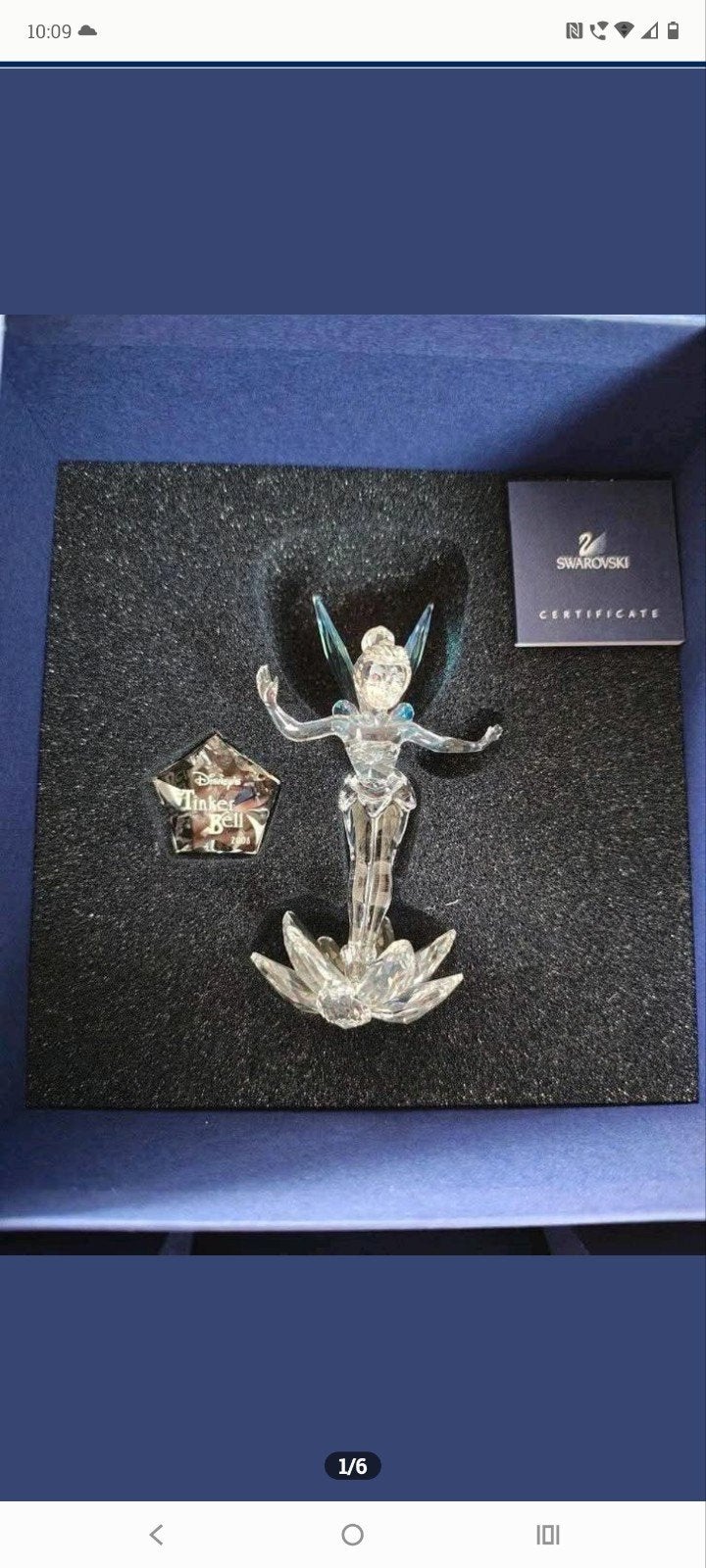 Tinkerbell boreales vleugels limited editon 2008, Collections, Swarovski, Enlèvement