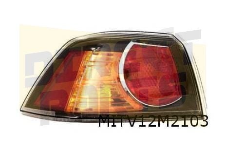 Mitsubishi Lancer Sedan achterlicht Links buiten (zwart) Ori, Auto-onderdelen, Verlichting, Mitsubishi, Nieuw, Verzenden
