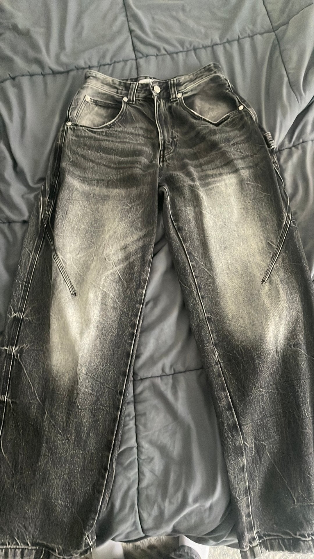 Broek bershka EUR 34, Enlèvement, Comme neuf, Taille 46 (S) ou plus petite, Noir