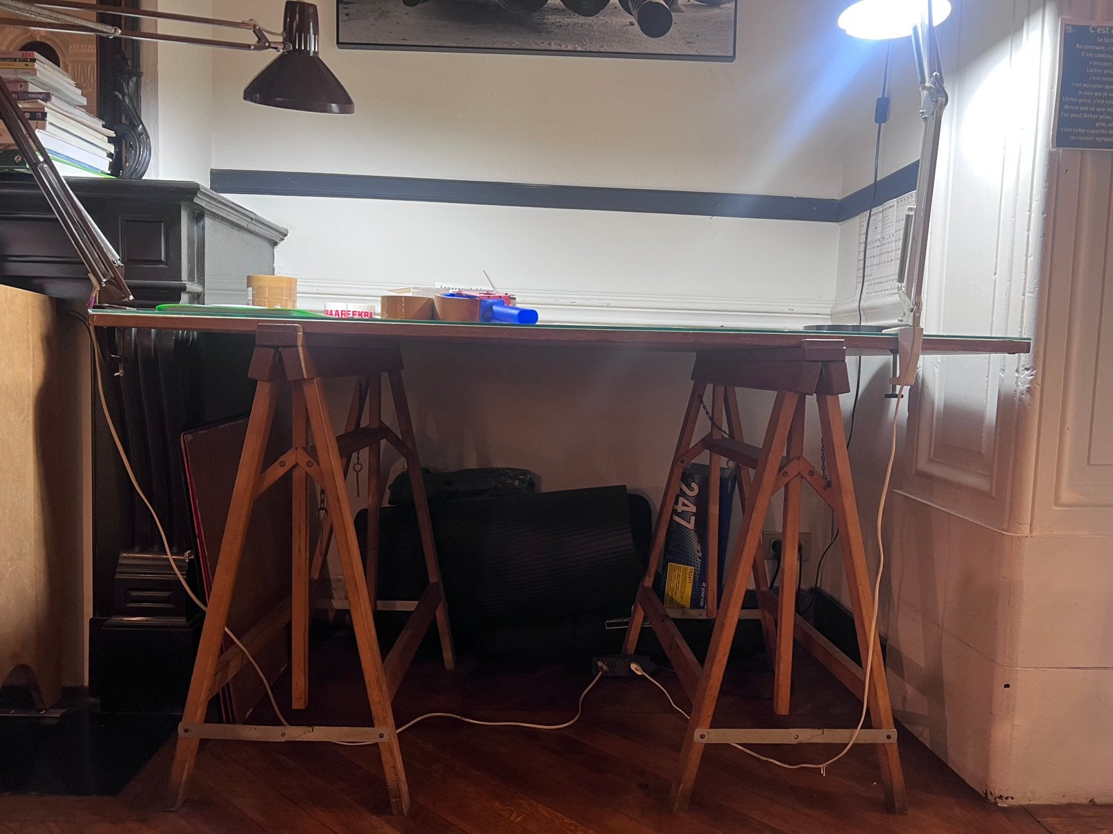 Table a dessin et chaise, Bricolage & Construction, Enlèvement, Comme neuf