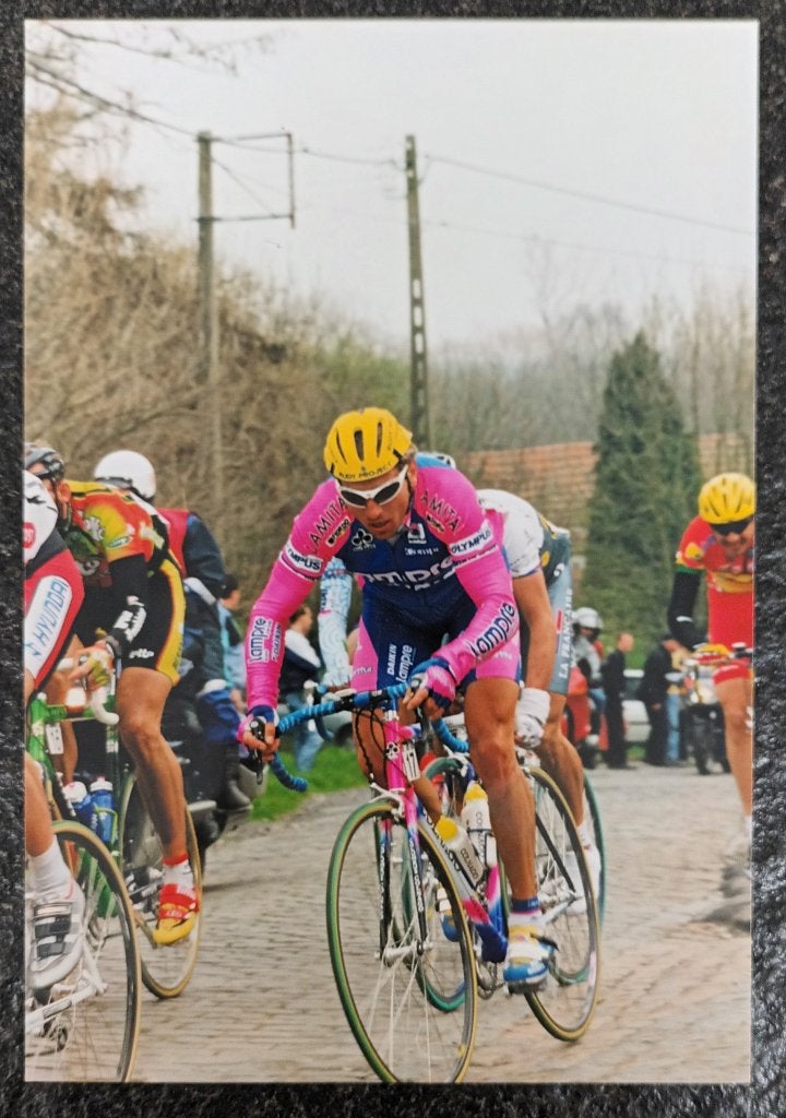 Foto Zbigniew Spruch - Lampre (E3 Prijs Harelbeke 1999), Verzenden, Nieuw, Poster, Plaatje of Sticker