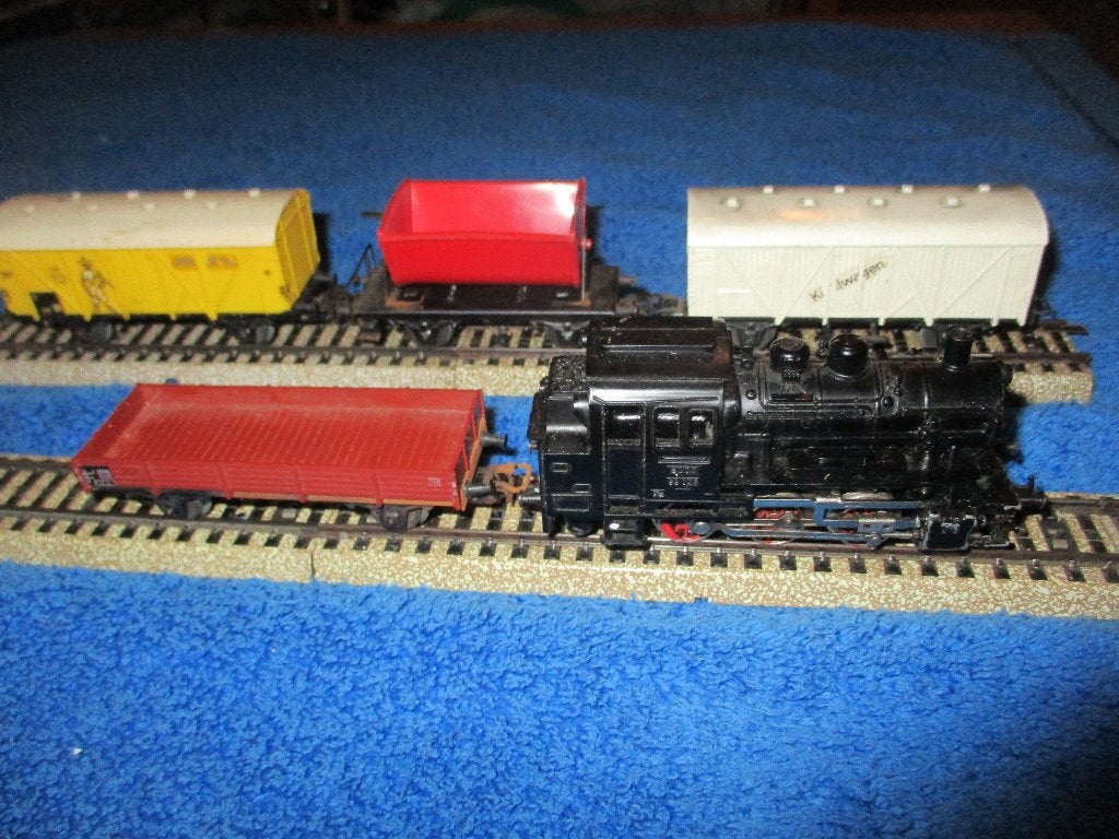 Marklin 3000 + 4 wagons, Ophalen of Verzenden, Gebruikt, Treinset, Märklin