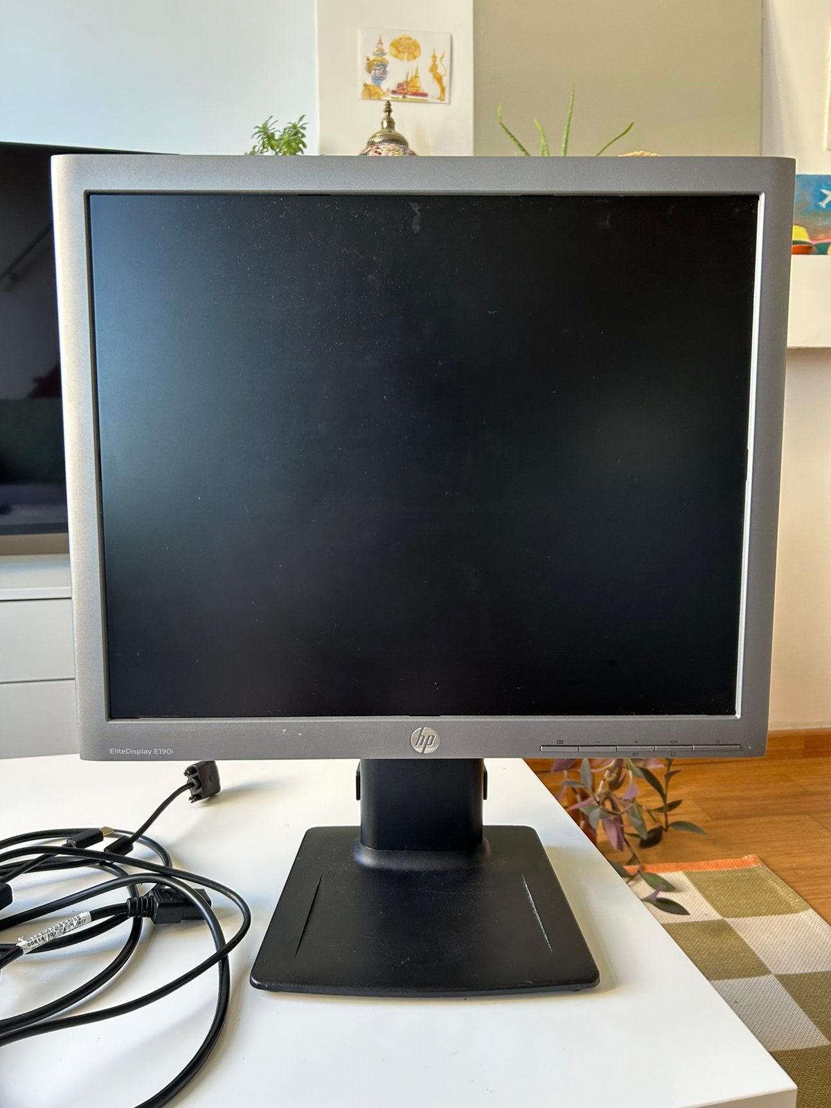 HP EliteDisplay E190i — 19" beeldscherm, Computers en Software, Ophalen, Gebruikt, IPS, In hoogte verstelbaar