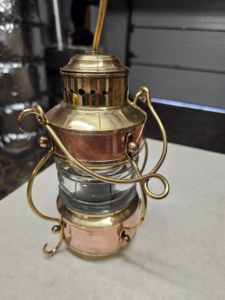 Lanterne en cuivre ancienne, Enlèvement, Cuivre