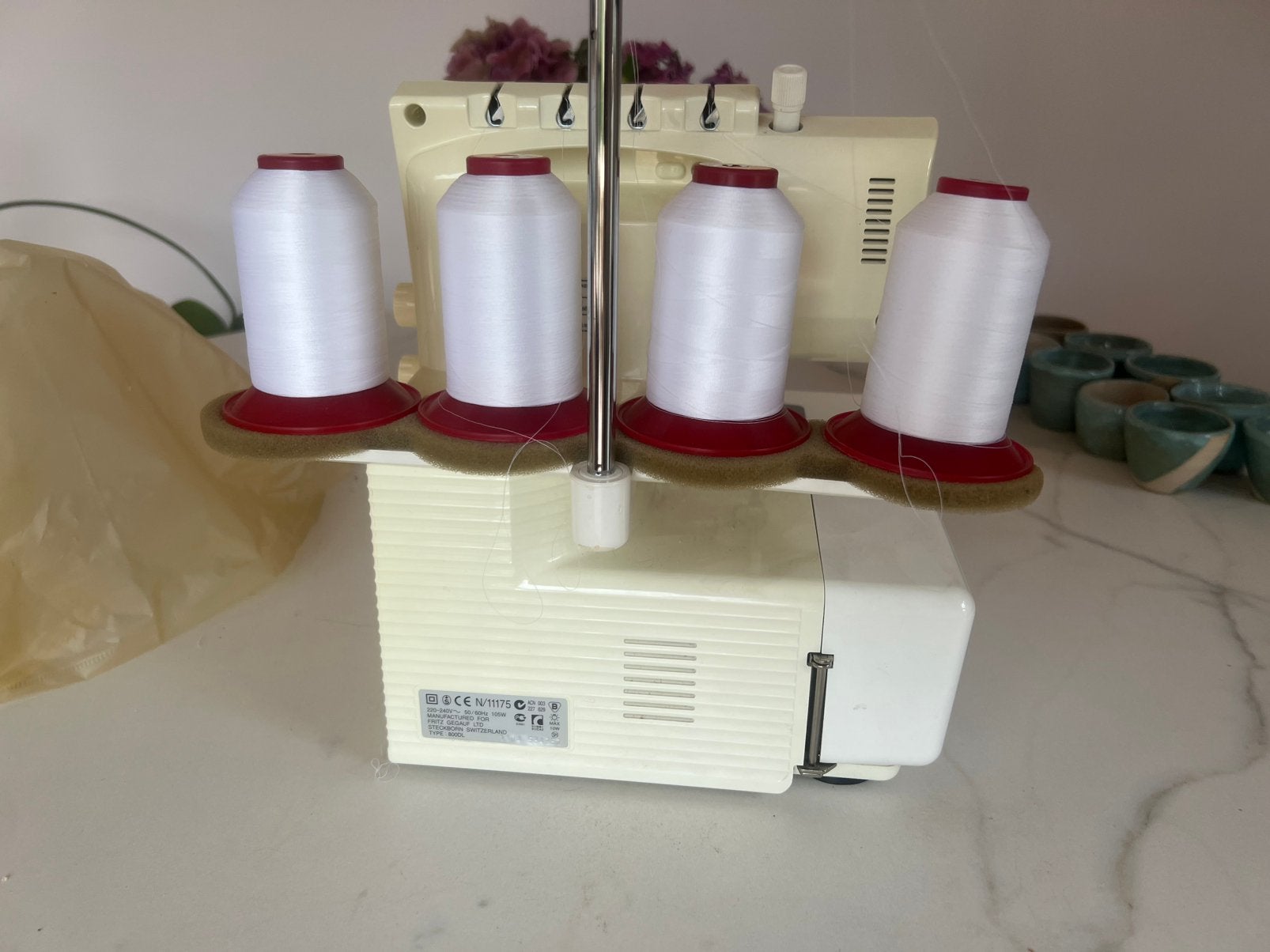 Bernina 800DL Lockmachine / Overlock (Inclusief garen), Ophalen, Zo goed als nieuw, Lockmachine, Bernina