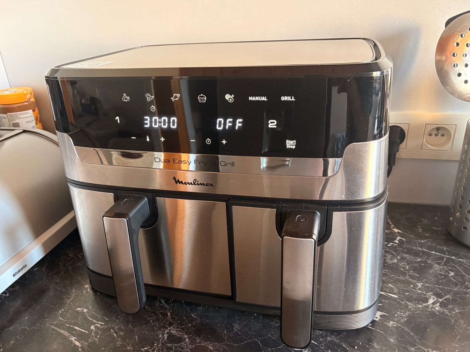 L'airfryer Moulinex, rarement utilisé !, Electroménager, Friteuses à air, Reconditionné, Friteuse à air XL, Enlèvement