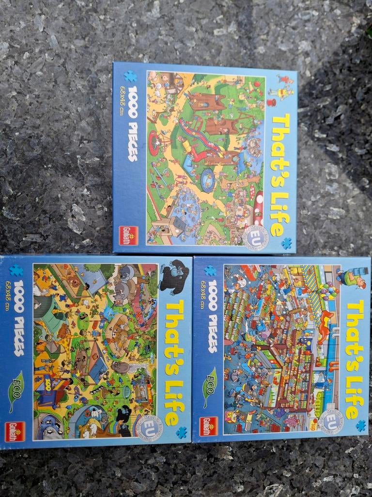 That's life puzzels, Enlèvement