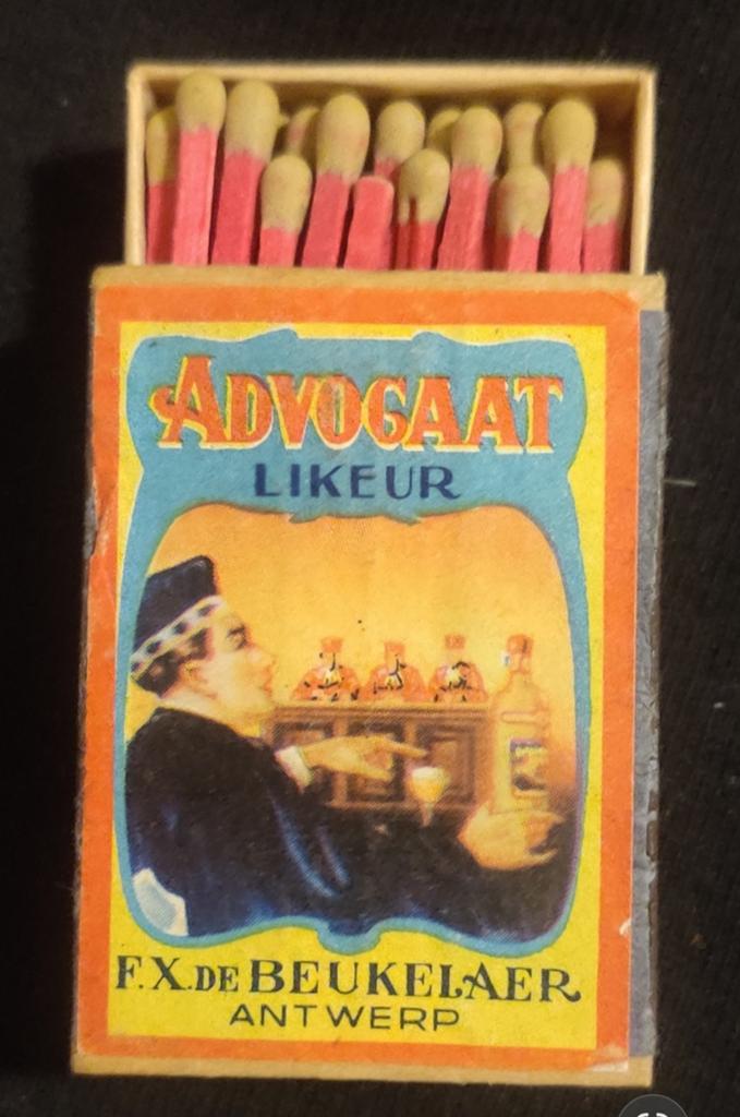 Rare Vintage Belgium matchbox F.X. De Beukelaer, Ophalen, Nieuw, Luciferdoosjes of -merken