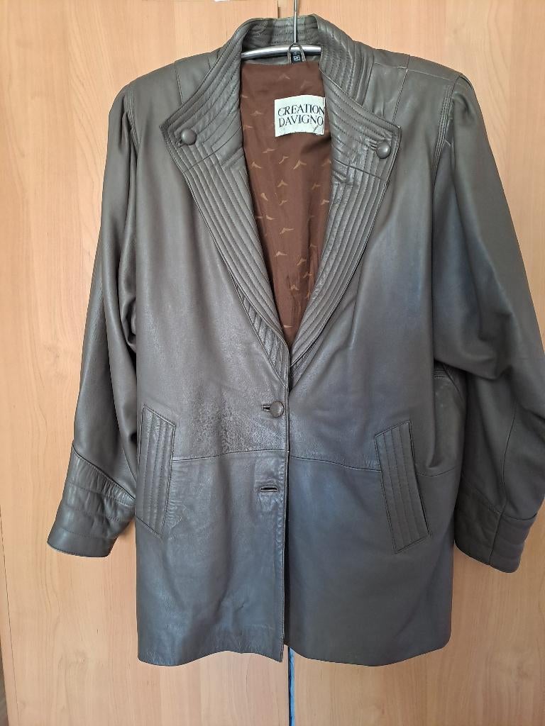 veste en cuir pour femme, Vêtements | Femmes, Vestes & Costumes, Taille 46/48 (XL) ou plus grande, Enlèvement ou Envoi, Davignon