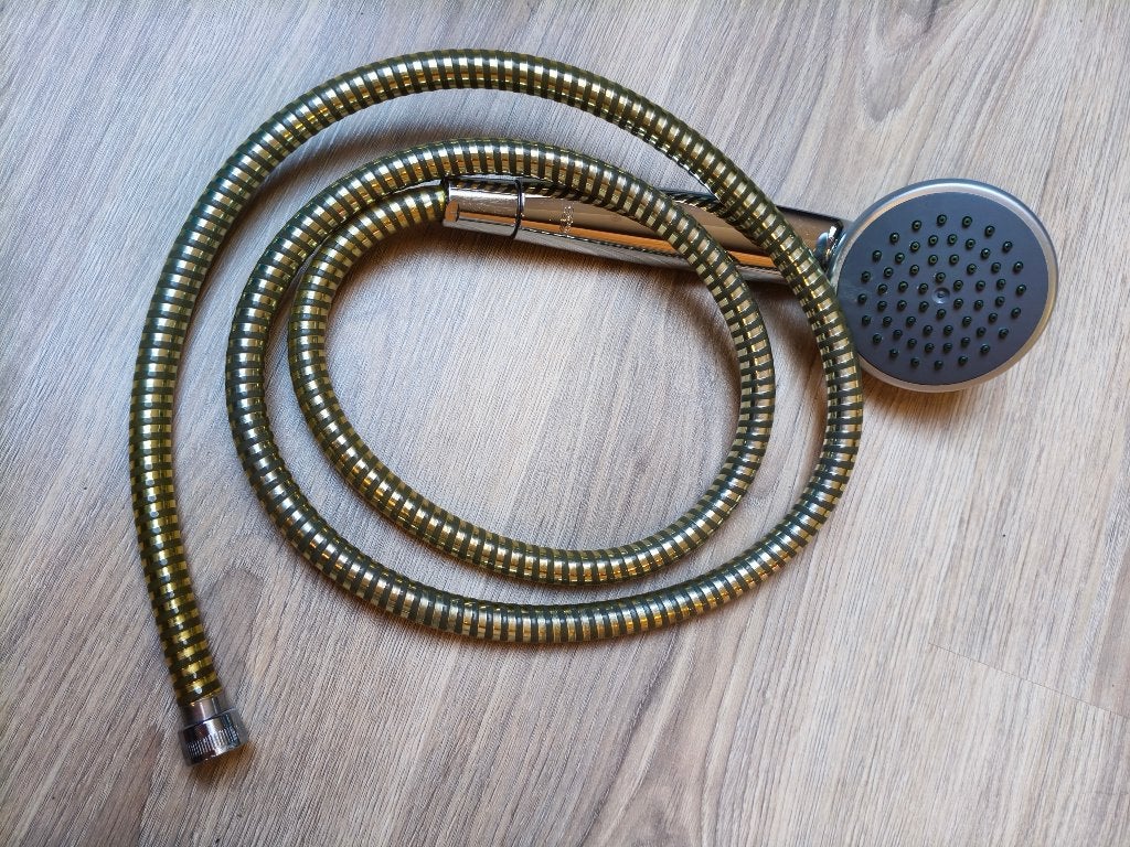 GROHE Vitalio Go 100 Douchekop met Flexibele Doucheslang, Ophalen, Zo goed als nieuw, Chroom, Douche