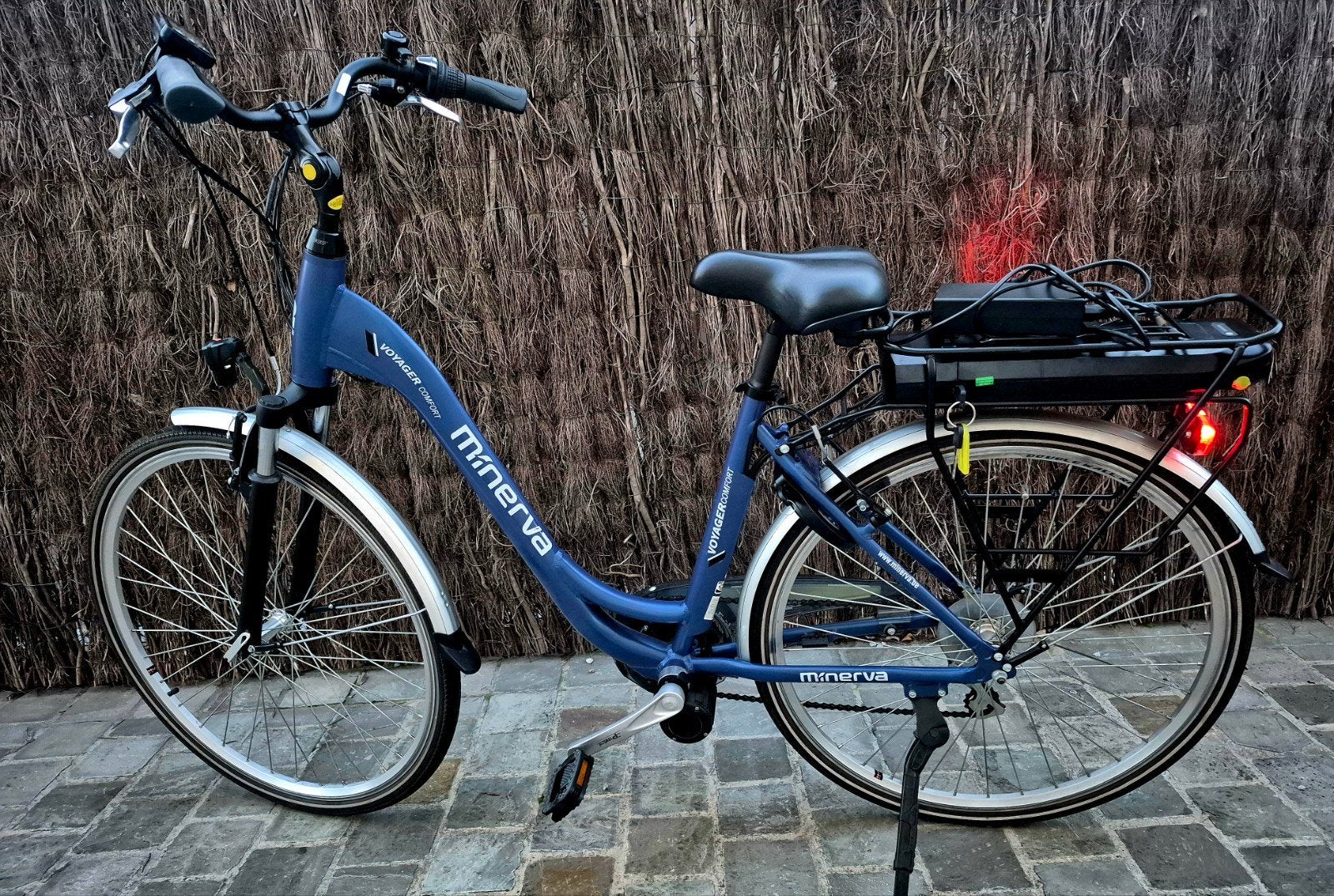 Minerva voyager comfort in nieuwstaat met  160 echte km, Vélos & Vélomoteurs, Autres marques, 51 à 55 cm, 50 km par batterie ou plus