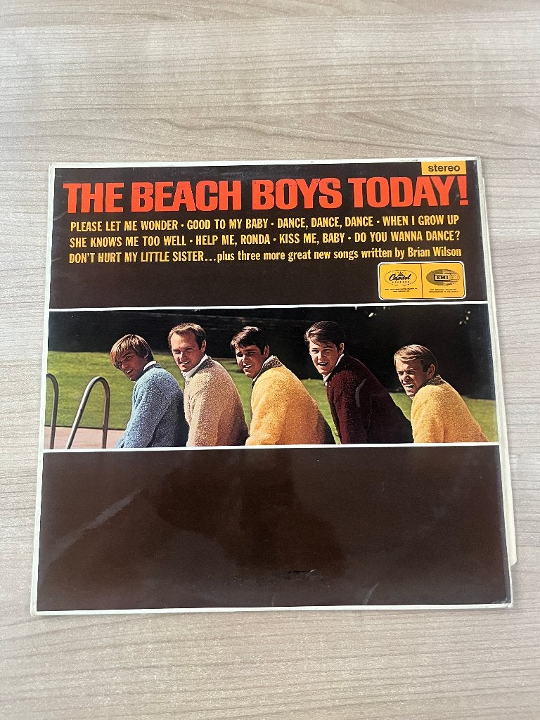 THE BEACH BOYS - TODAY!, LP, Enlèvement ou Envoi, Utilisé, Rock classique