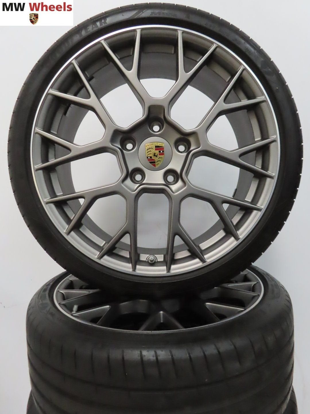 Originele Porsche 911 992 Spyder 21 inch velgen zomerbanden, Pneus et Jantes, Véhicule de tourisme, Pneus été, -