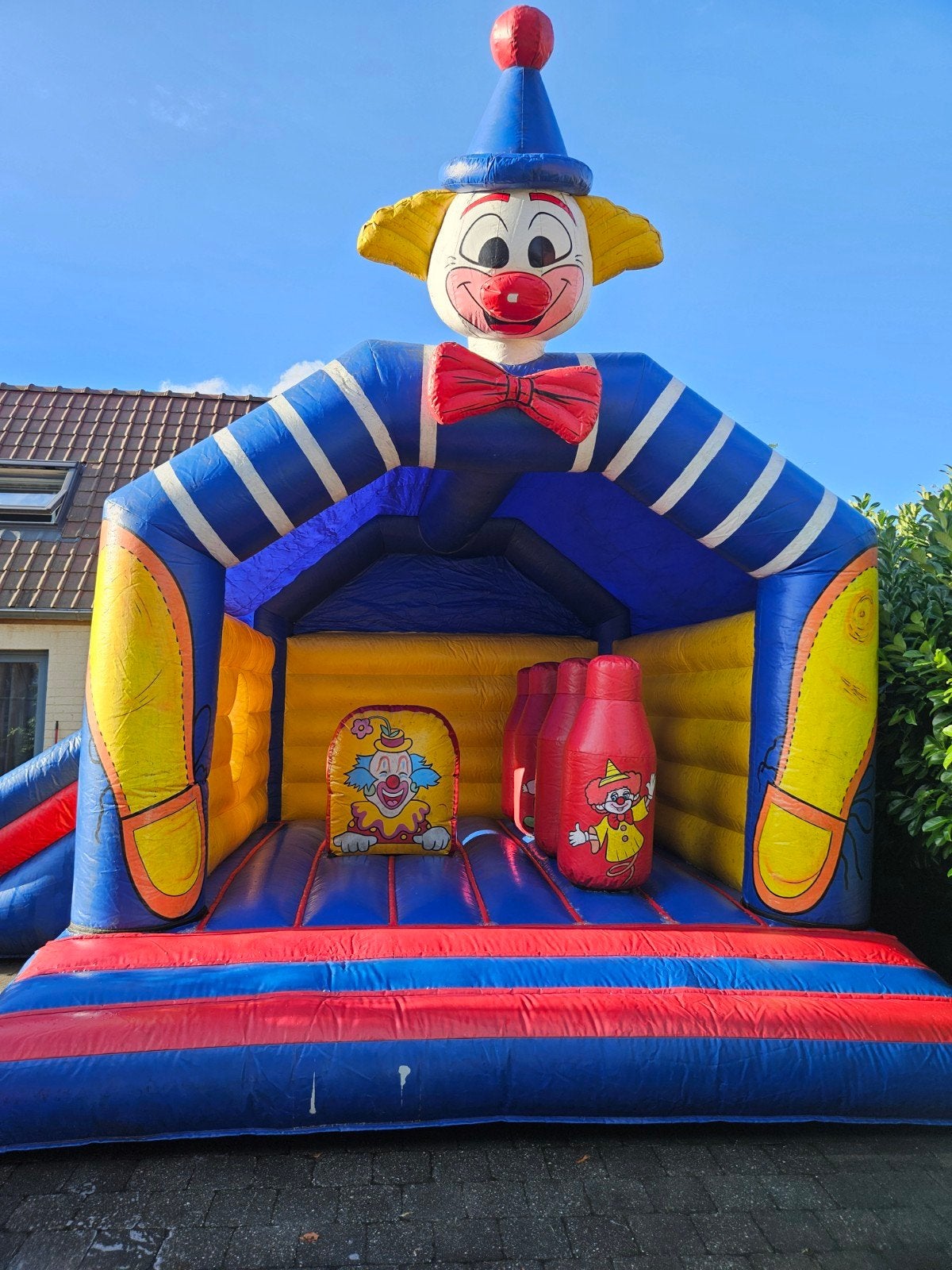 springkasteel clown, Ophalen of Verzenden, Gebruikt, Feestartikel
