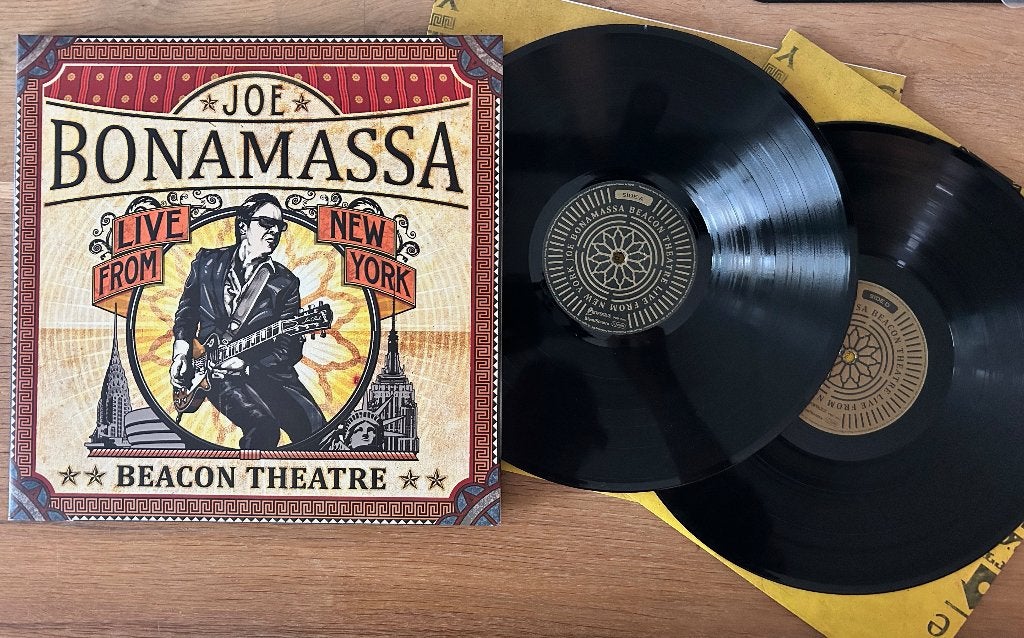 JOE BONAMASSA - Live from NY: Beacon Theatre ( 2LP; NMINT ), Blues Rock, Ophalen of Verzenden, Zo goed als nieuw, Dubbel-LP
