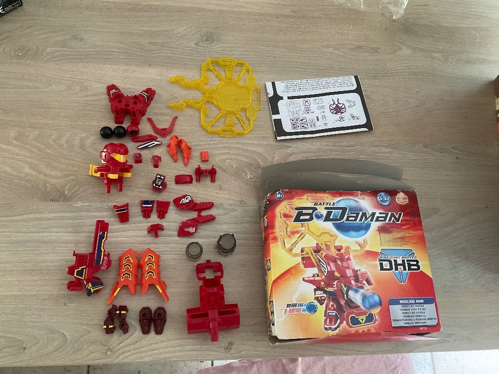 B-Daman Rekuso DHB (Hasbro) 100% complet, notice et boîte, Enlèvement ou Envoi, Utilisé