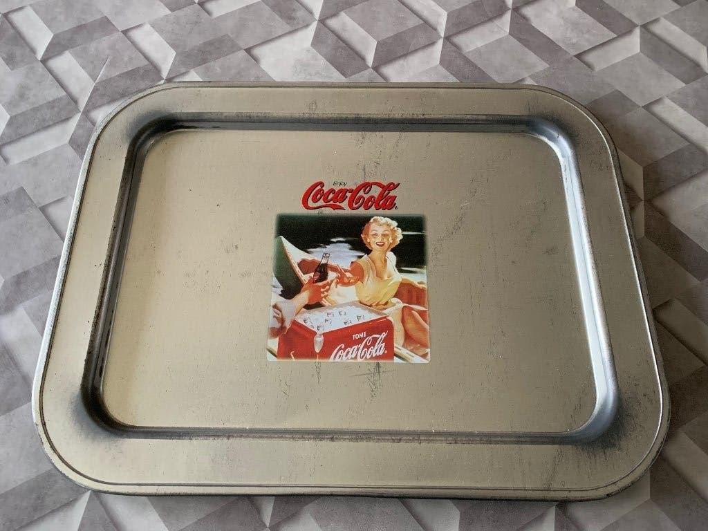 Coca Cola dienbord - plateau - schaal 42 cm x 31,5 cm, Collections, Enlèvement ou Envoi, Utilisé, Ustensile
