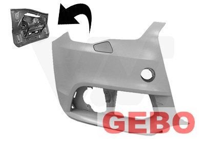 Audi A1 2010 t/m 2014 bumper hoek rechts PRIMER 8X0 807 066, -, Voor, -, Nieuw